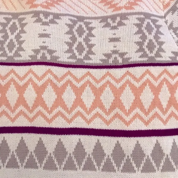 LLove Long Cardigan Sweater Womens Size Medium Large Beige Peach Open Front Knit - Picture 11 of 12